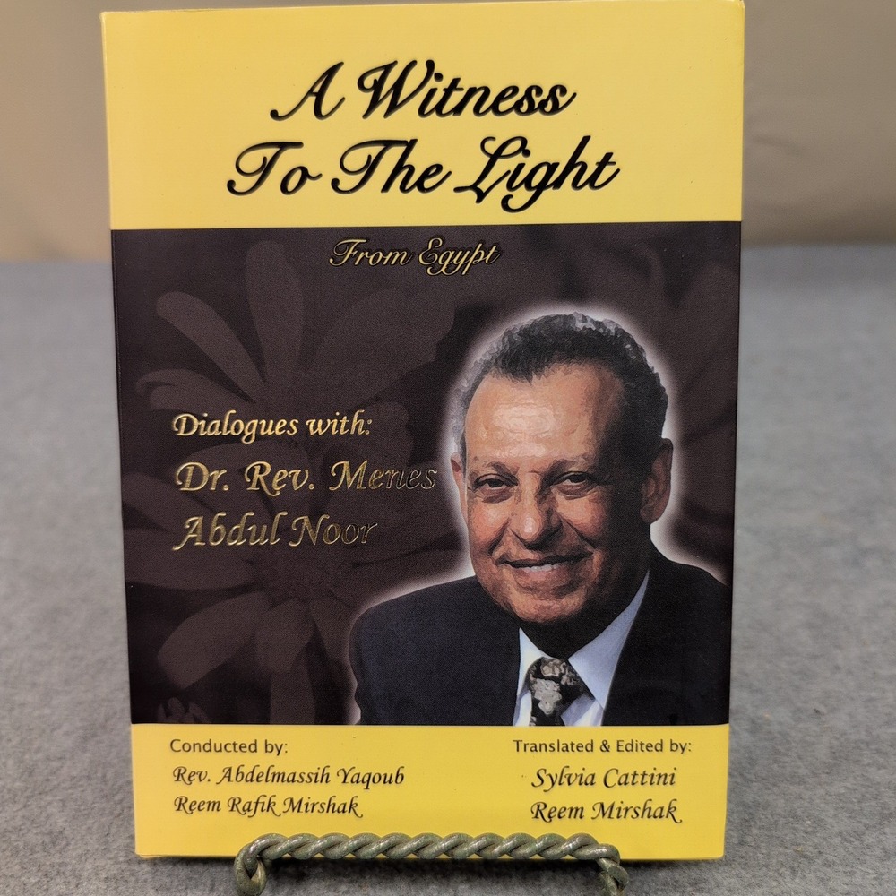 A Witness To The Light Menes Abdul Noor Egypt Dialogues Biography Hardcover - Picture 1 of 7